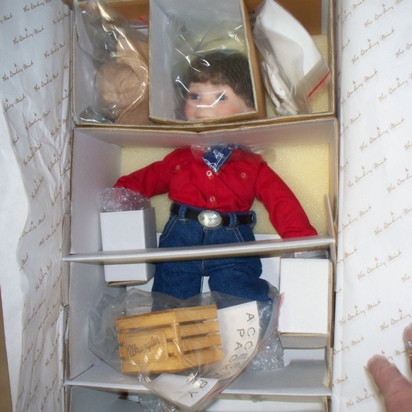 Danbury Mint Doll~Little Wrangler Series~Will~ NIB - Picture 4 of 5